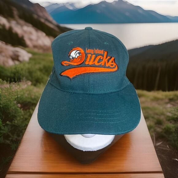 Long Island Ducks Flexfit Hat Green Youth - Picture 1 of 7